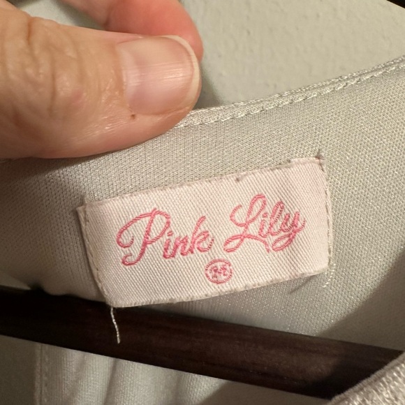 Pink Lily Gray Sleeveless  Linen Blend Jumpsuit Romper Lagenlook Medium Cropped - Picture 8 of 9